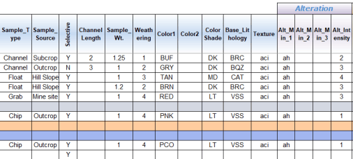 Data entry full sheet